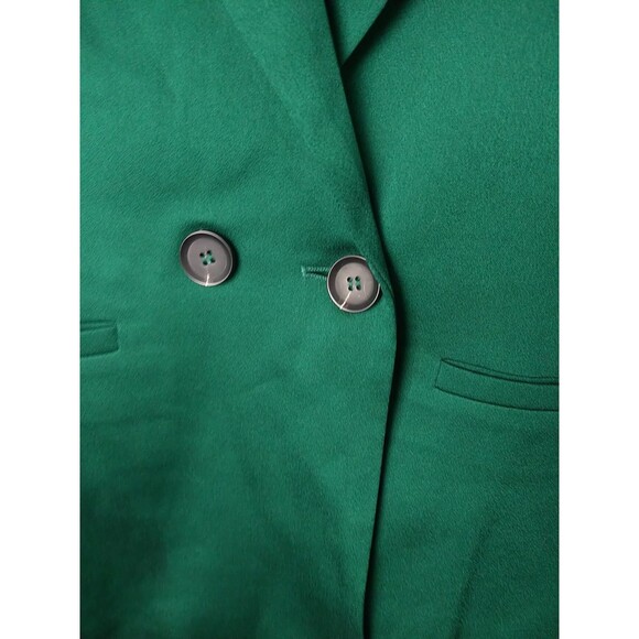 Lucy Paris Woman S Kelly Green Career Blazer Lined Long Sleeve Professional Care - Picture 5 of 10